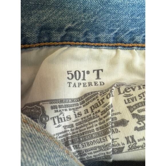 Levi's 501 T Tapered Jeans Size 32 - Picture 5 of 8